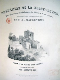 Couverture, Souvenirs de La Roche-Guyon, vues pittoresques et archéologiques du Château et de ses environ par A. Maugendre